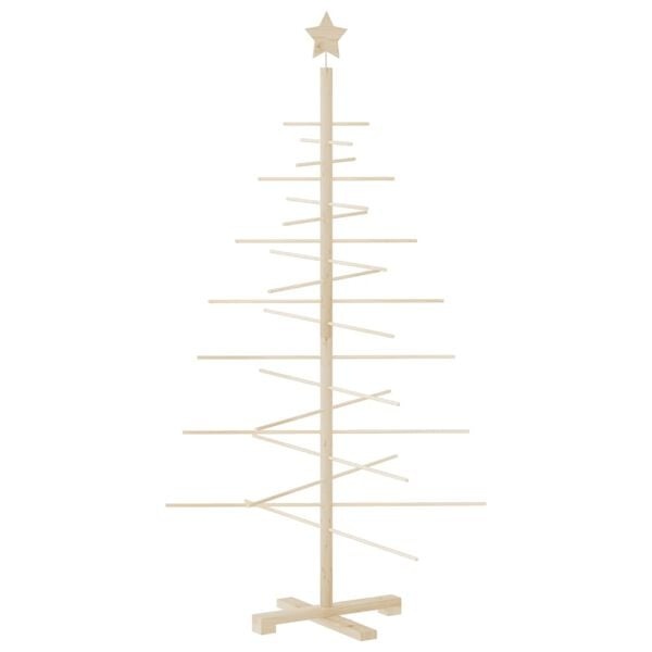 Drewniana choinka 150 cm z litej sosny - 68% taniej