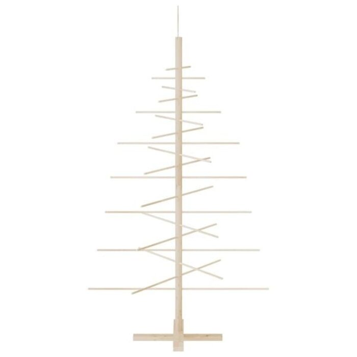 Drewniana choinka 150 cm z litej sosny - 68% taniej