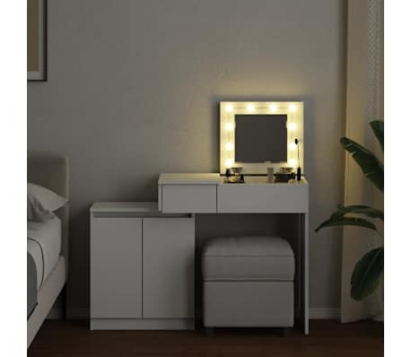 Toaletka z oświetleniem LED i lustrem 115cm - 75% taniej