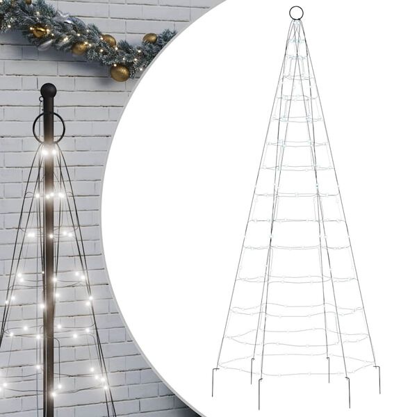 Choinka LED na maszt 180 cm, 200 diod - 65% taniej