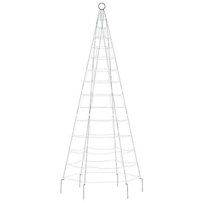 Choinka LED na maszt 180 cm, 200 diod - 65% taniej