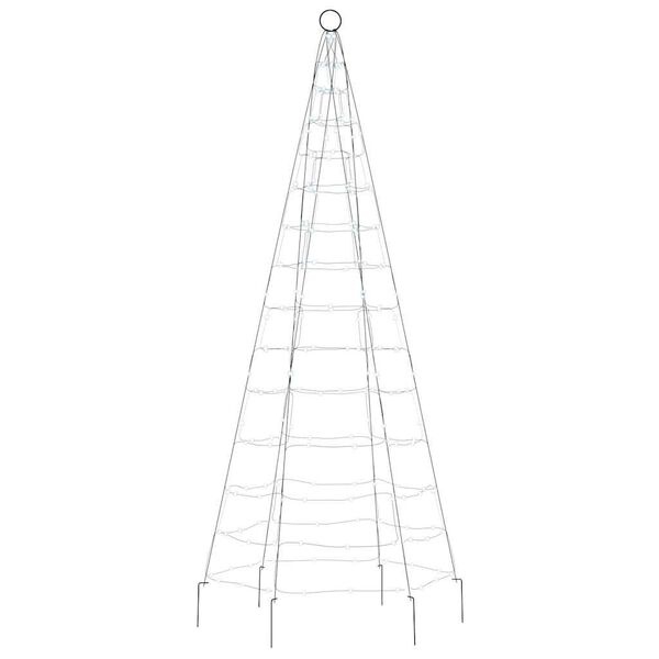 Choinka LED na maszt 180 cm, 200 diod - 65% taniej