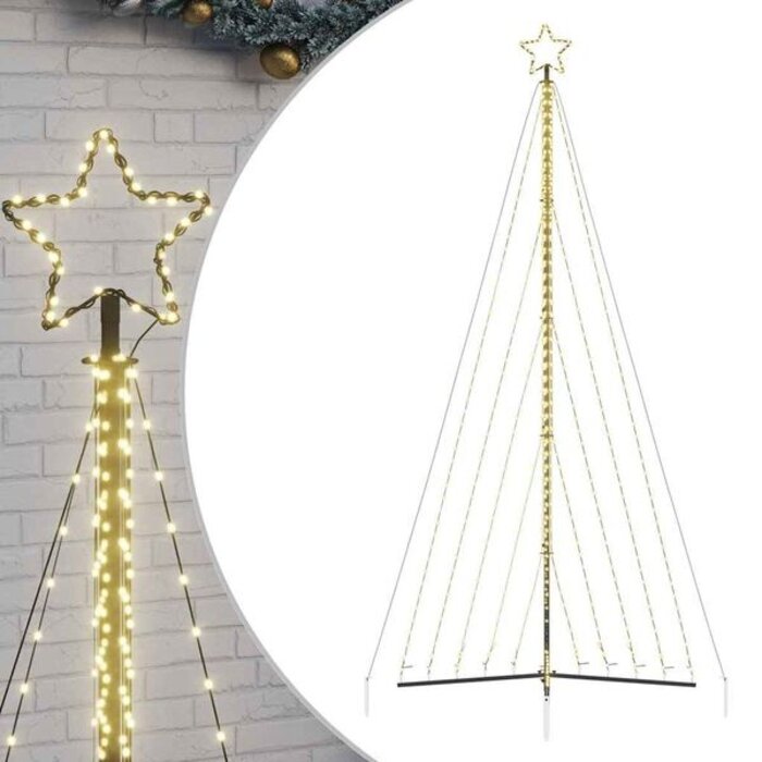 Choinka LED 400 cm 570 diod ciepła biel - 86% taniej