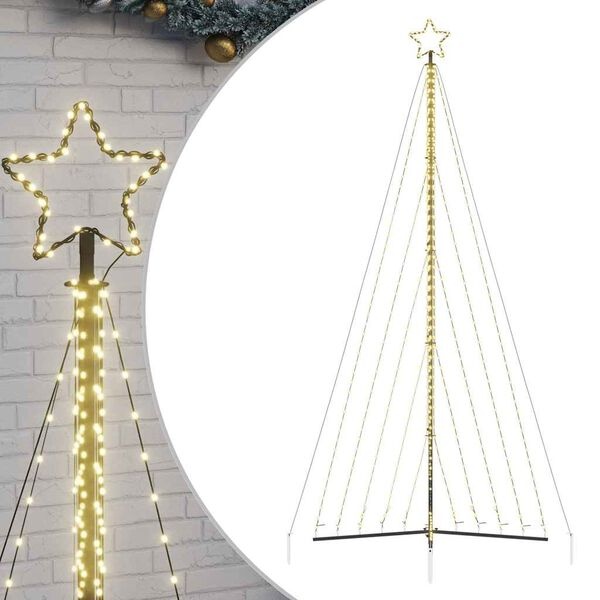 Choinka LED 400 cm 570 diod ciepła biel - 86% taniej
