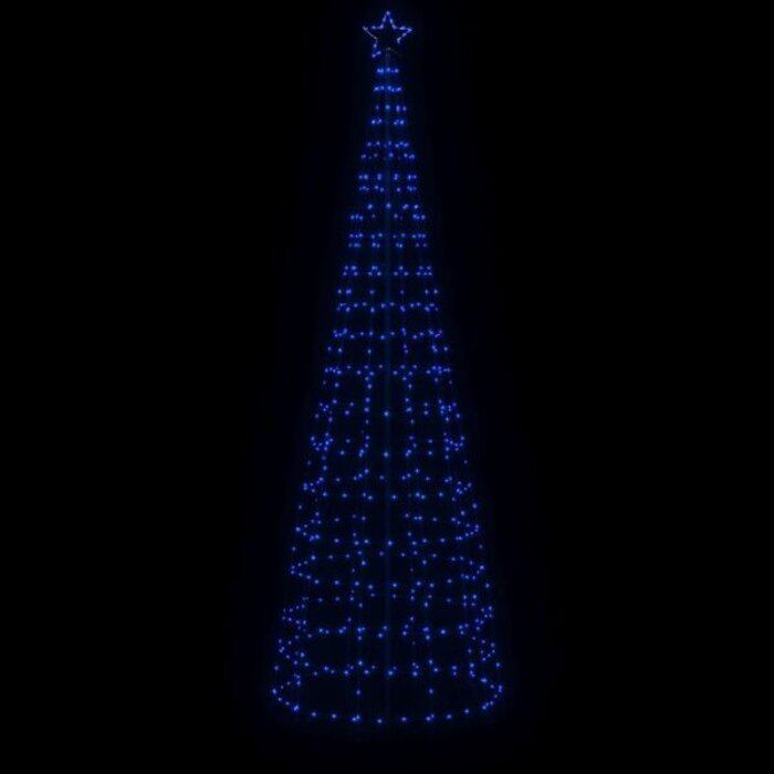 Choinka LED 300 cm z kolcami niebieska - 77% taniej