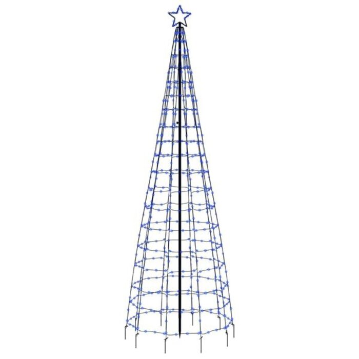 Choinka LED 300 cm z kolcami niebieska - 77% taniej