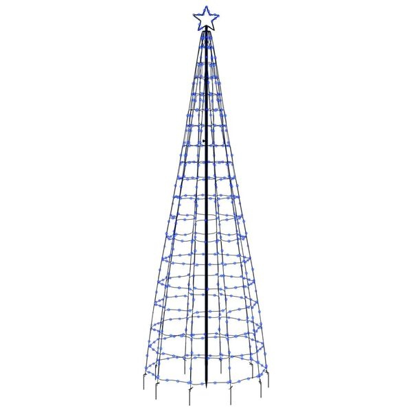 Choinka LED 300 cm z kolcami niebieska - 77% taniej