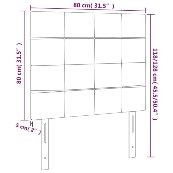 Zestaw 2 zagłówków aksamitnych ciemnozielonych 80x88cm - 75% taniej