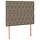 Zestaw 2 zagłówków 100x7 cm taupe - 82% taniej