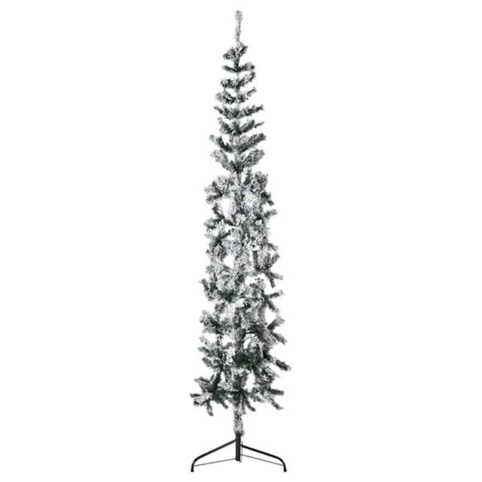 Półchoinka śnieżna 210 cm - wąska i elegancka - 31% taniej