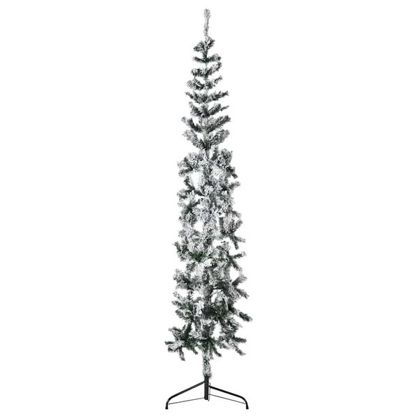 Półchoinka śnieżna 210 cm - wąska i elegancka - 31% taniej