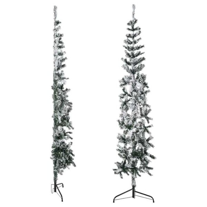Półchoinka śnieżna 210 cm - wąska i elegancka - 31% taniej
