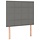 Zestaw 2 zagłówków 80x88 cm ciemnoszare - 75% taniej