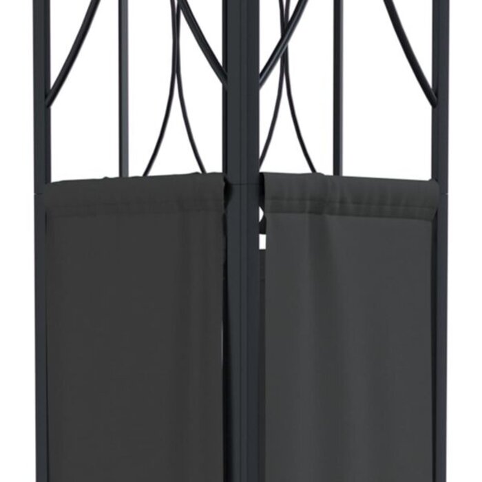 Pawilon ogrodowy 400x300x270 cm stalowy antracytowy - 73% taniej