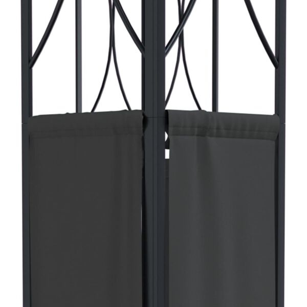 Pawilon ogrodowy 400x300x270 cm stalowy antracytowy - 73% taniej