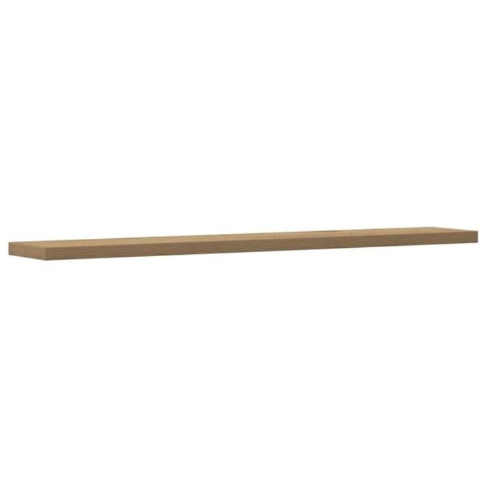 Zestaw 4 półek ściennych 60x10cm dąb artisan - 56% taniej