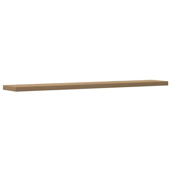 Zestaw 4 półek ściennych 60x10cm dąb artisan - 56% taniej