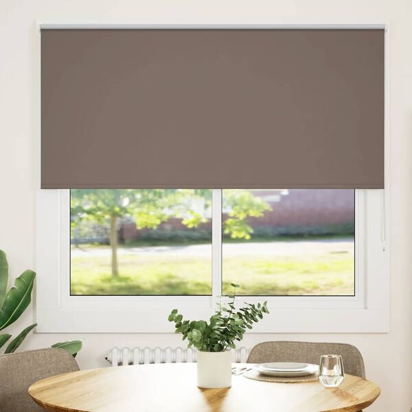 Roleta zaciemniająca kawowa 160x150 cm - 73% taniej