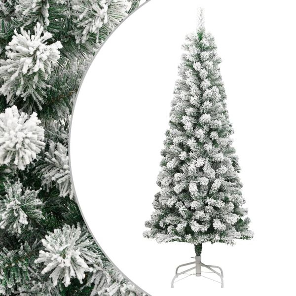 Sztuczna choinka ośnieżona 210 cm - 83% taniej