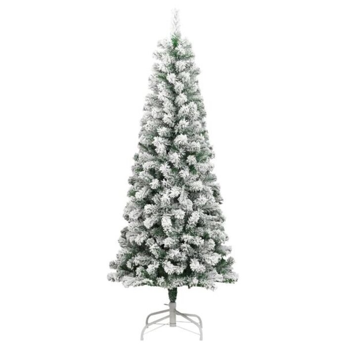 Sztuczna choinka ośnieżona 210 cm - 83% taniej