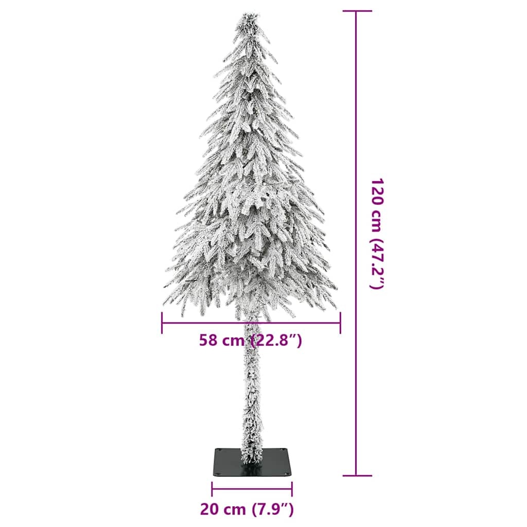 Nowoczesna biała choinka 120 cm - 69% taniej