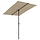 Parasol ogrodowy z masztem 2x1,5 m taupe - 71% taniej