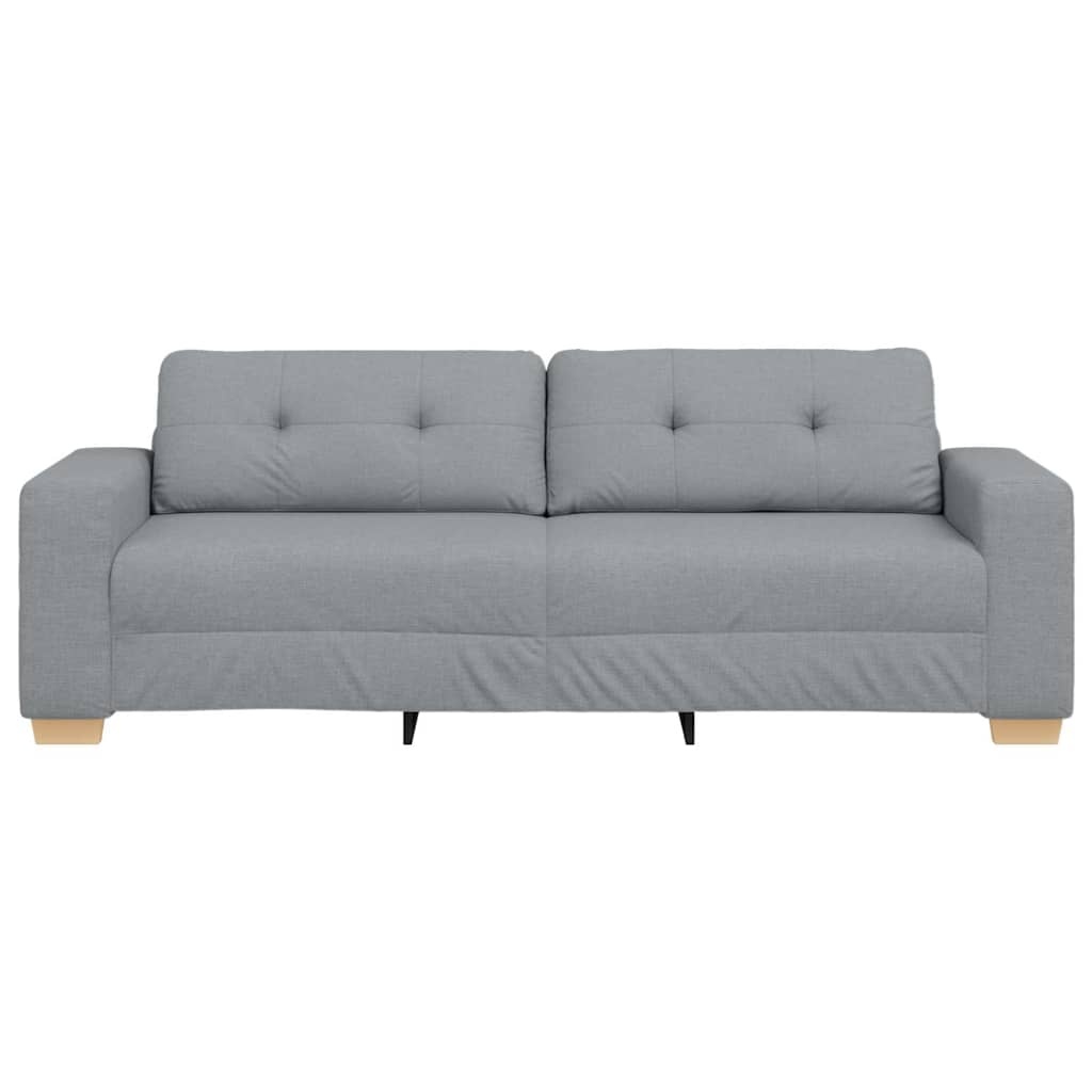 Nowoczesna sofa 3-osobowa 180 cm jasnoszara - 80% taniej