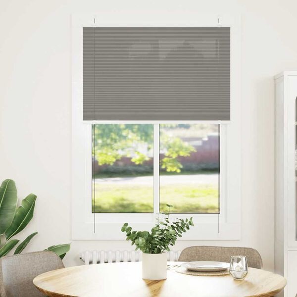 Roleta plisowana 100x100 cm antracytowa - 59% taniej