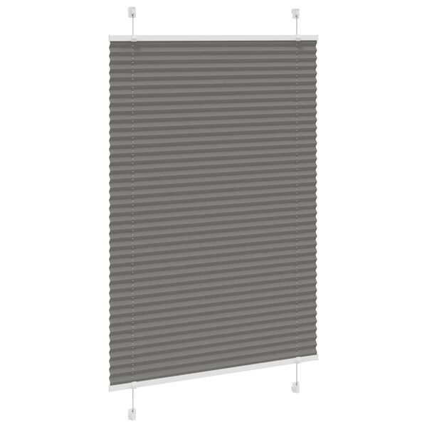 Roleta plisowana 100x100 cm antracytowa - 59% taniej
