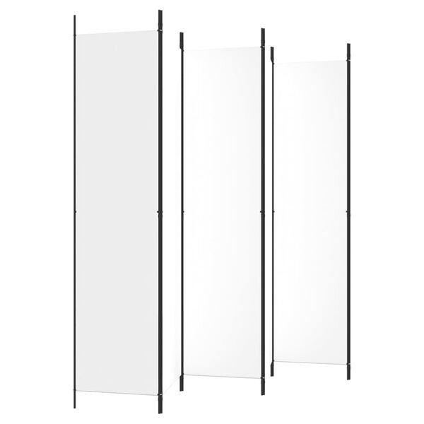 Parawan pokojowy 6-panelowy 300x220 cm biały - 80% taniej