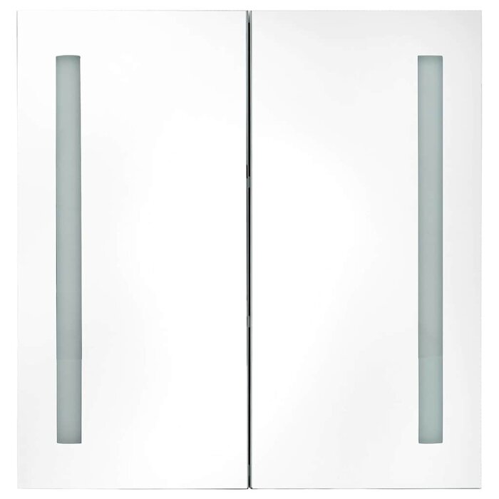 Szafka łazienkowa z lustrem i LED 62x60cm - 86% taniej