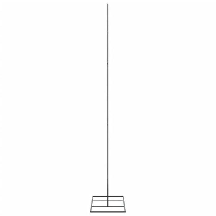 Nowoczesna metalowa choinka 180 cm czarna - 78% taniej