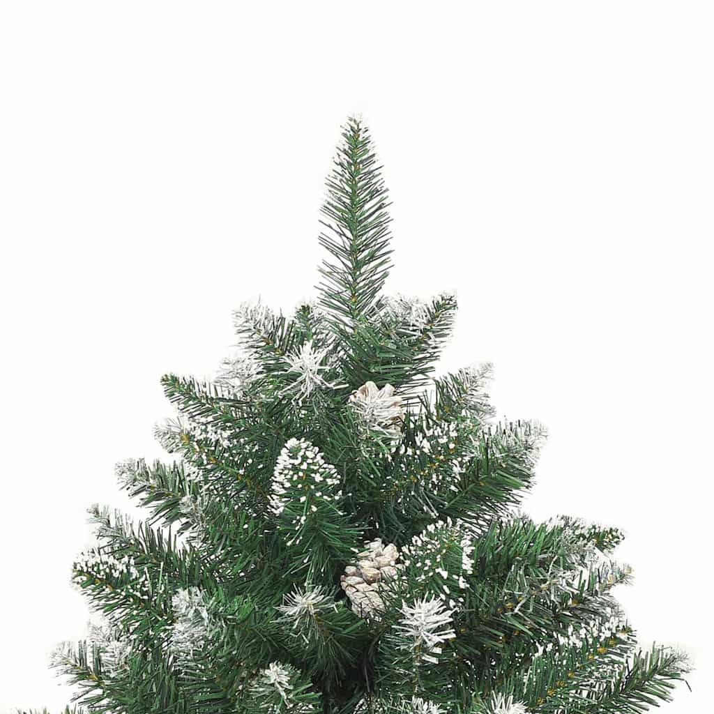 Ośnieżona choinka 180 cm ze szyszkami - 80% taniej