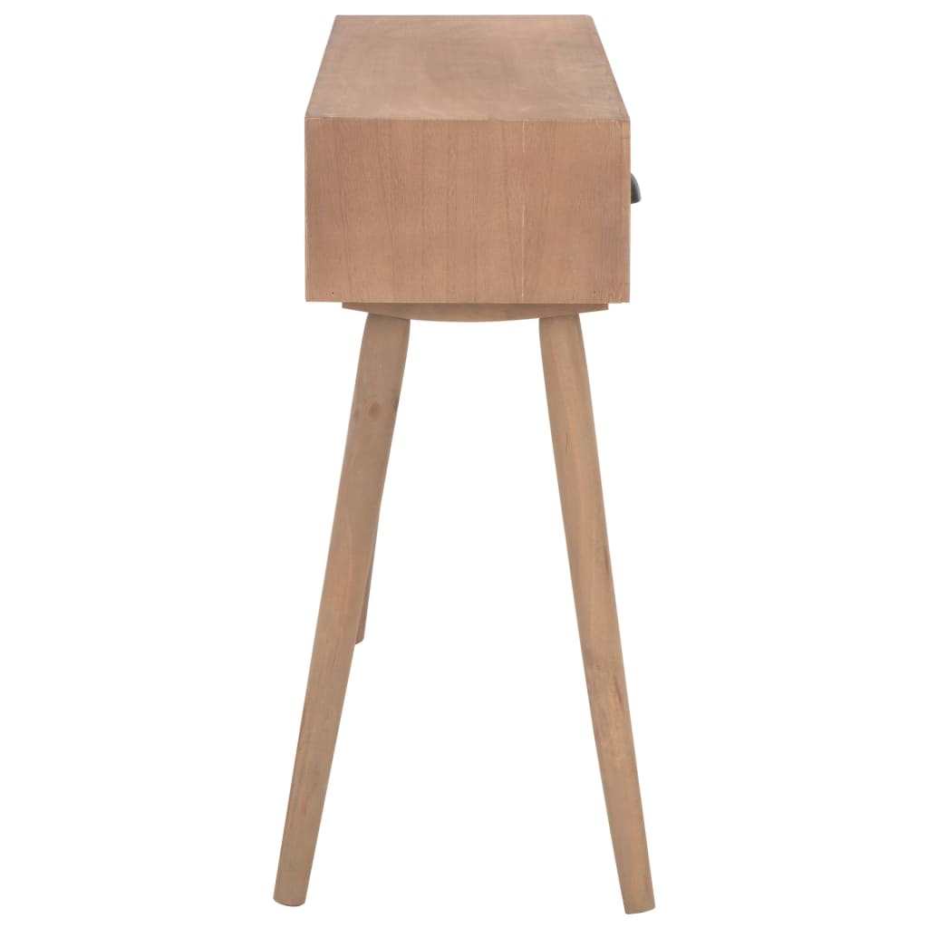 Rustykalna konsola drewniana 100x30x73 cm - 74% taniej