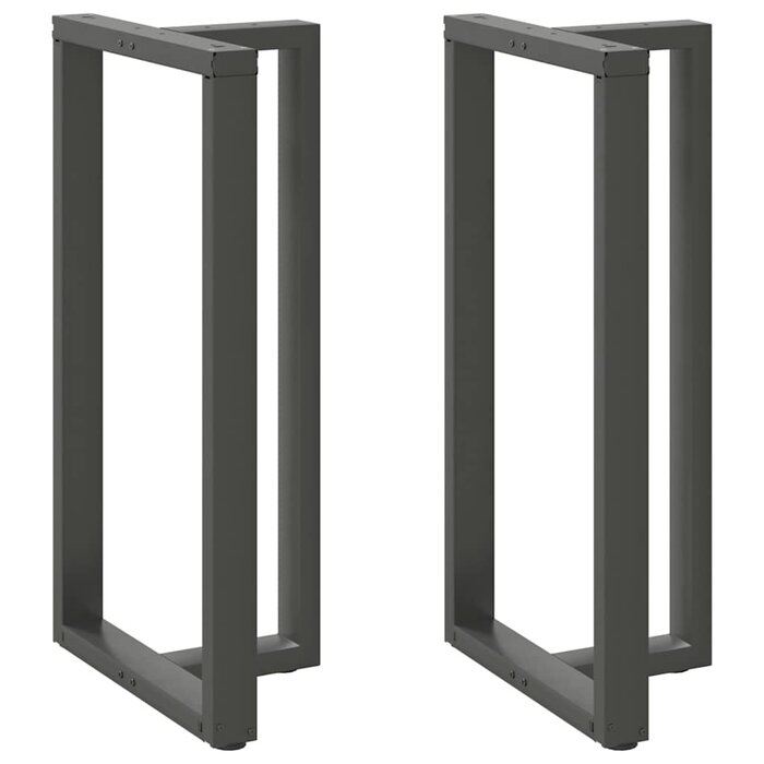 Nogi do stołu barowego w kształcie litery T, 60x110cm, antracyt - 86% taniej