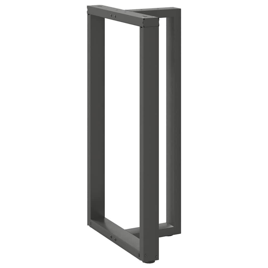 Nogi do stołu barowego w kształcie litery T, 60x110cm, antracyt - 86% taniej