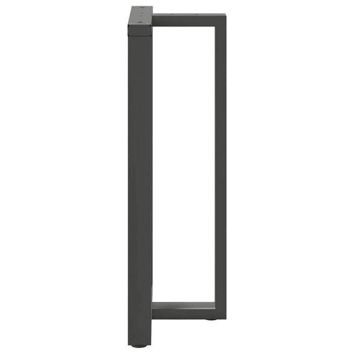 Nogi do stołu barowego w kształcie litery T, 60x110cm, antracyt - 86% taniej