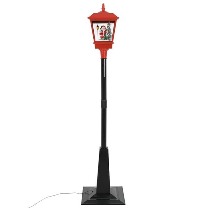 Świąteczna latarnia LED z Mikołajem 180 cm - 82% taniej