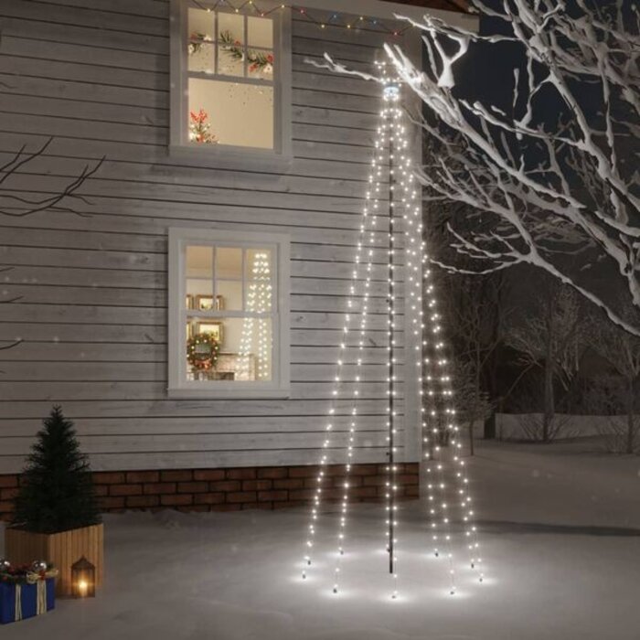 Choinka LED 300 cm 310 diod zimna biel - 68% taniej