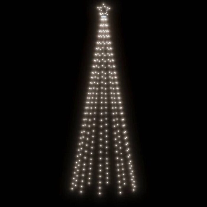 Choinka LED 300 cm 310 diod zimna biel - 68% taniej