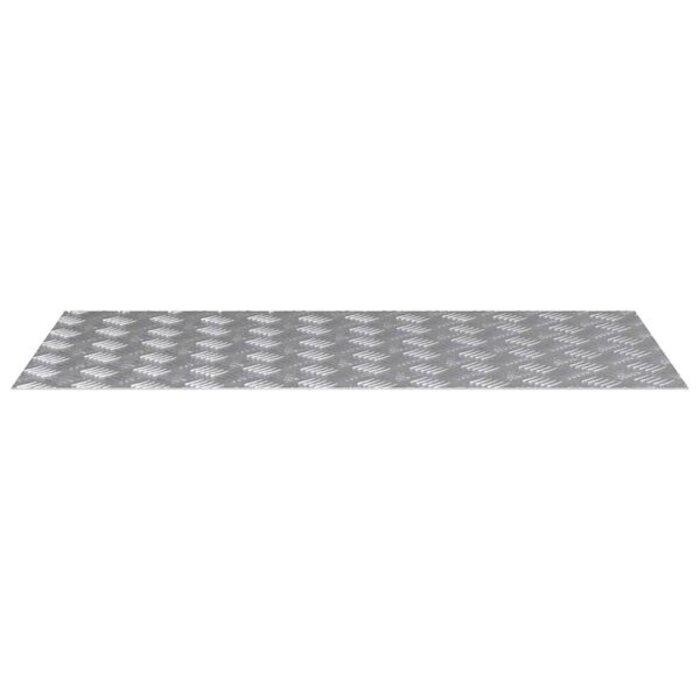 Aluminiowe płyty ryflowane 100x50 cm 4 szt. - 86% taniej