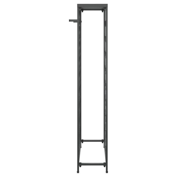 Stojak na wino 45 butelek 54x18x100 cm czarne żelazo - 77% taniej