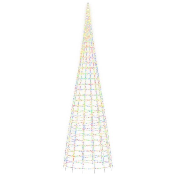 LED choinka na maszt 800 cm 3000 diod - 87% taniej
