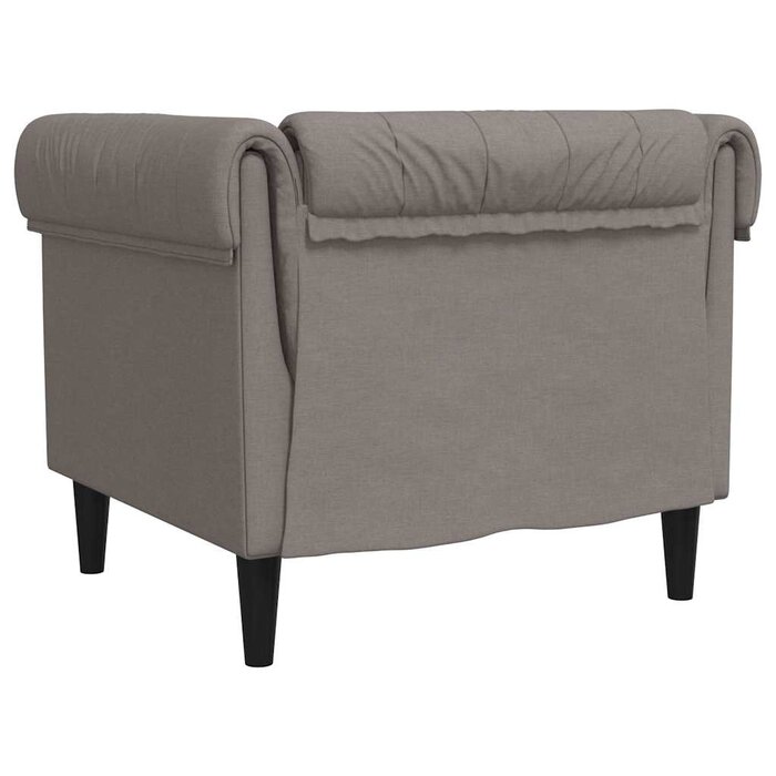 Fotel wypoczynkowy Chesterfield taupe - 76% taniej