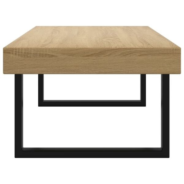 Stolik kawowy MDF i żelazo 120x60x40 cm - 76% taniej