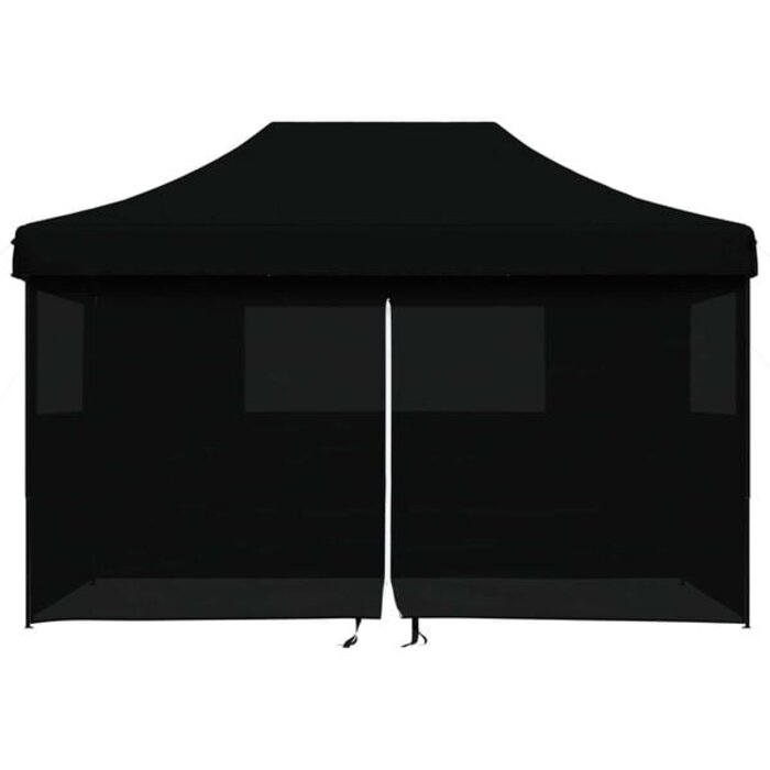 Składany namiot imprezowy 440x292 cm - czarny - 77% taniej