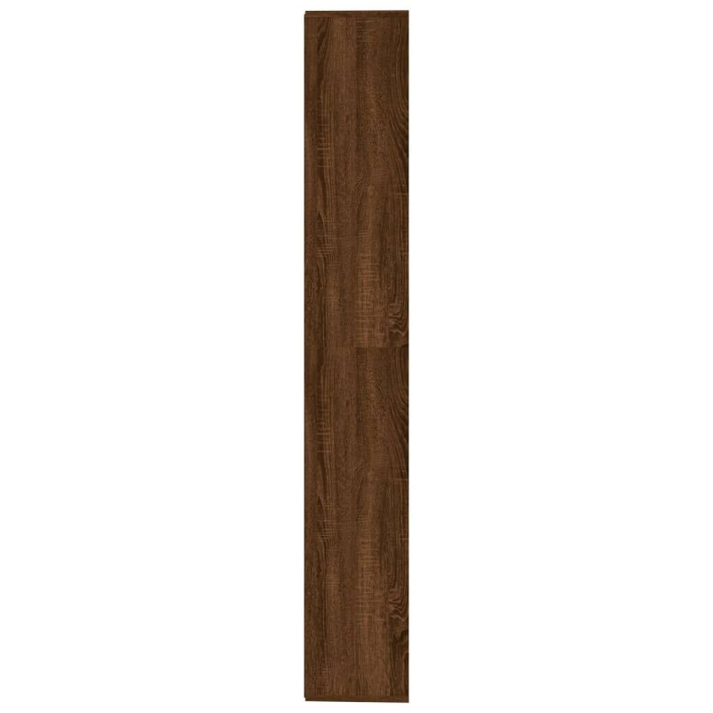 Nowoczesny regał na książki dąb brązowy 155x160cm - 74% taniej