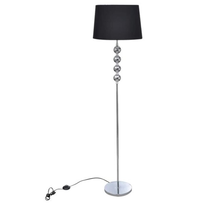 Czarna lampa podłogowa Eleganza 156 cm - 71% taniej