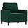 Ciemnozielony fotel welurowy 60 cm - 80% taniej