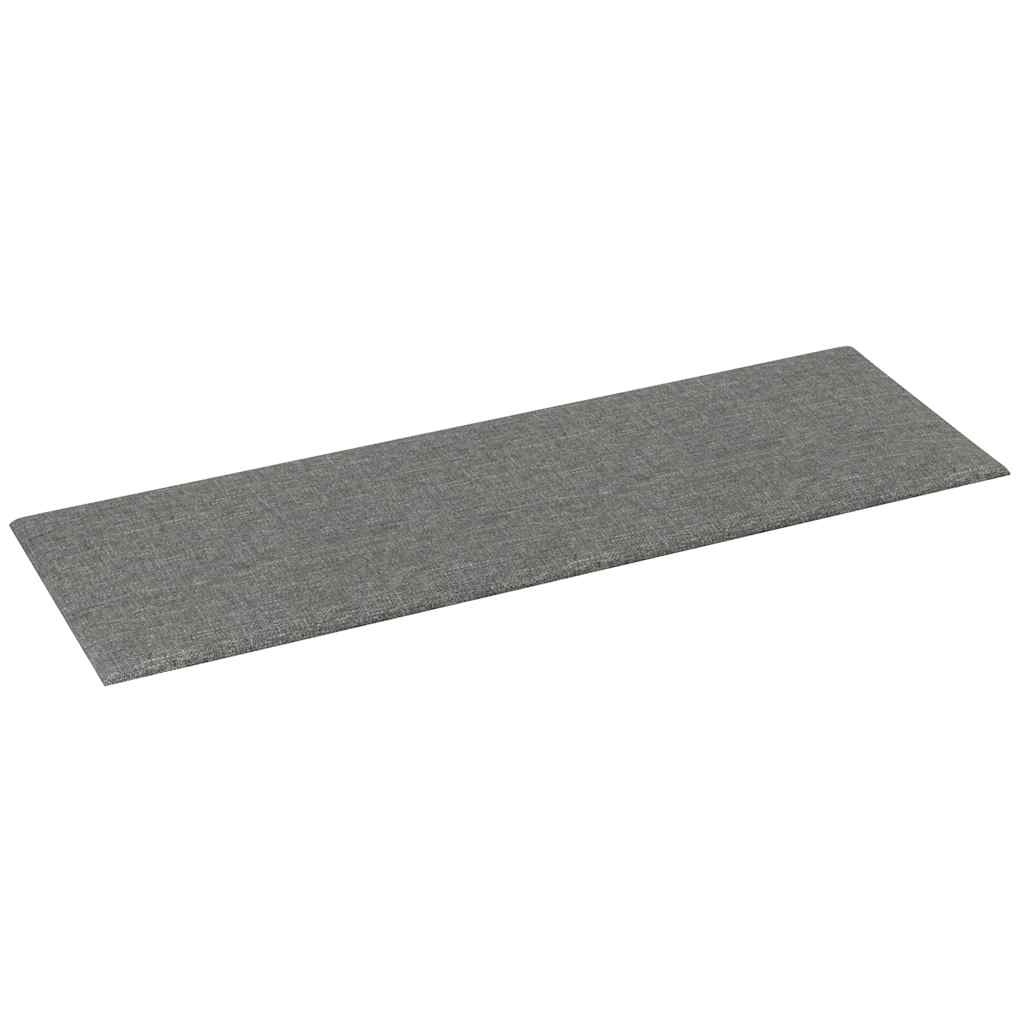 Zestaw 12 paneli ściennych 90x30 cm jasnoszare - 75% taniej